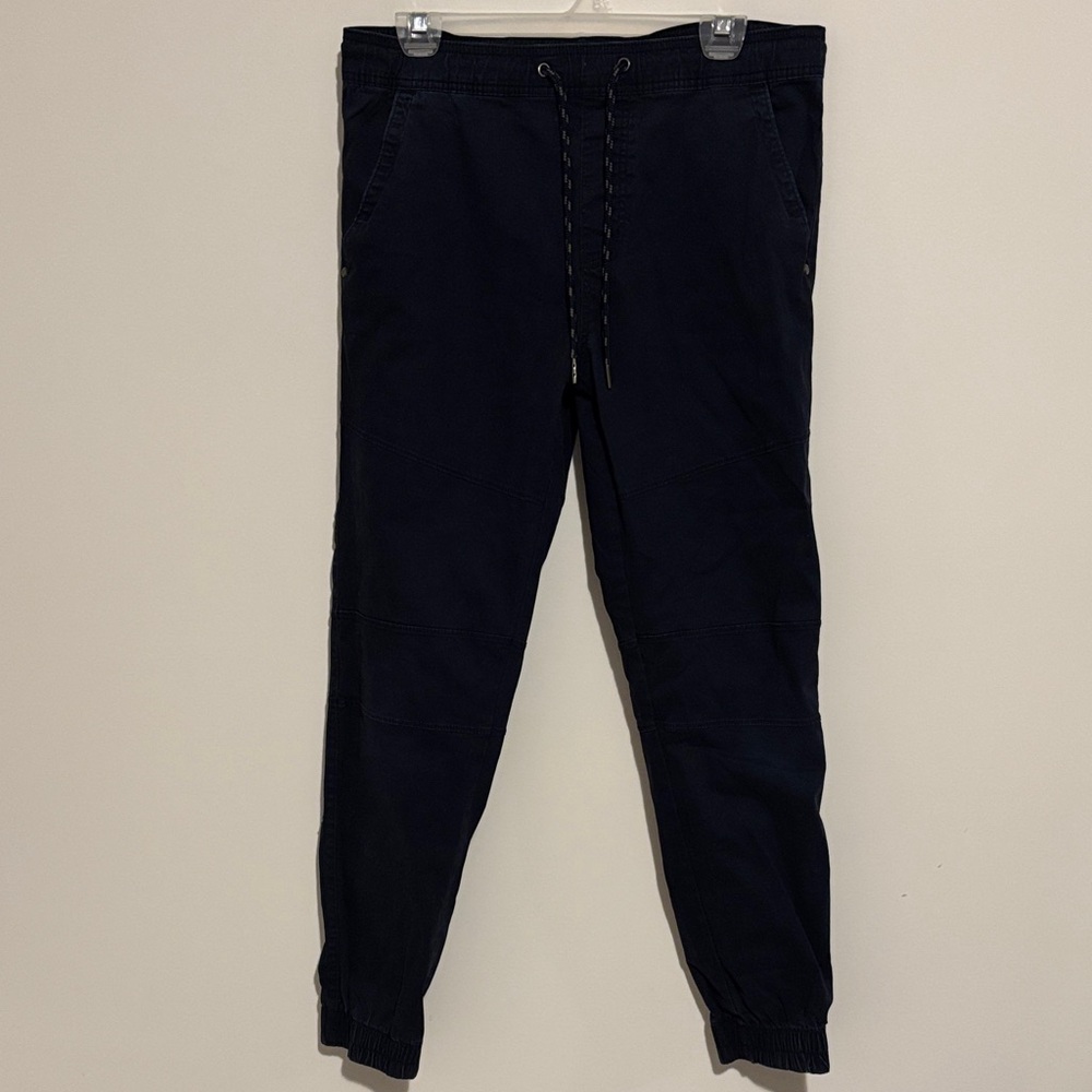 Split Men's Dark Blue Jogger Pants